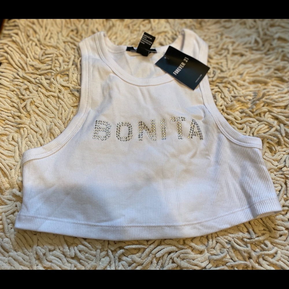 Bonita racerback crop top